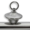 Бильярдный светильник Марсель 6 плафонов (стальной, штанга - стальной)