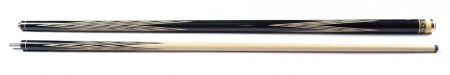 Кий для русского бильярда двухсоставной, запил Корона (черный граб, граб)