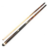 Бильярдный кий мастера Филатова Хризантема, запил цветок, двусоставной (Падук, Палисандр, Граб, Черный граб)