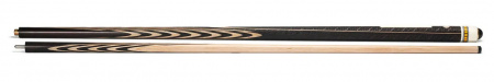 Кий ручной работы Пегас, запил Бетмен с гравировкой, двухсоставной (гренадил, граб)